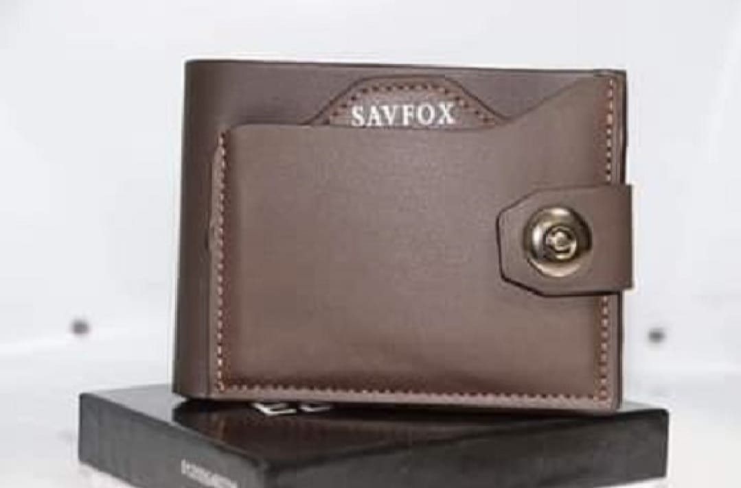 Savfox PU Leather Outlet Pocket Card Holder Wallet for Men Slim, Stylish & Durable - Stylish Wallets For Men - Image 2