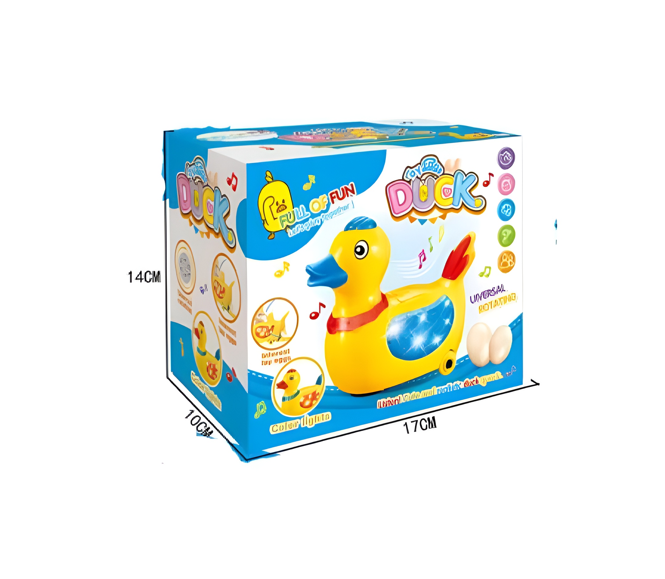 Musical Electric Lay Eggs Duck Toys For Kids and Boys - Battery Operated With Light and Music Sound Toy Vehicles car - Image 4