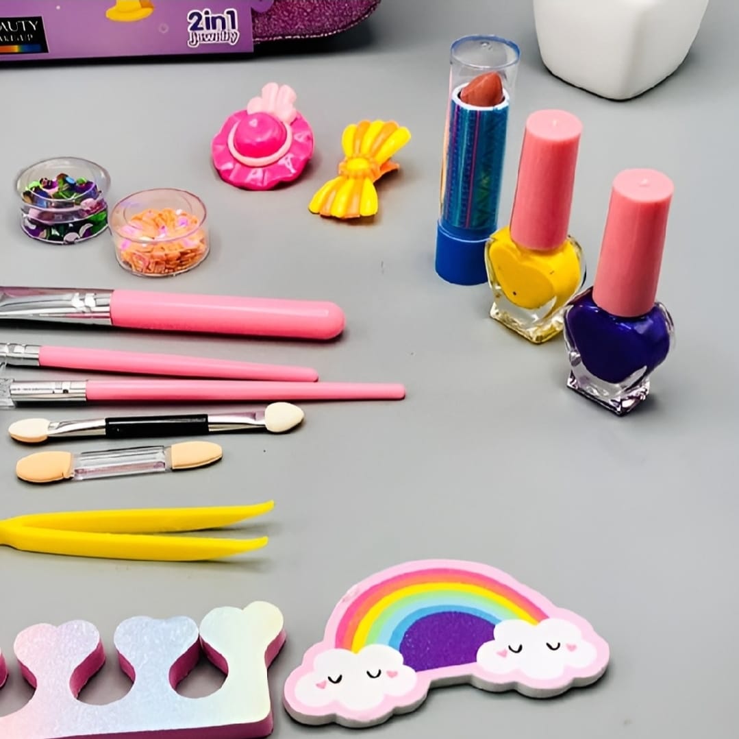 2 in 1 Beauty Makeup Bag for Kids - Image 2