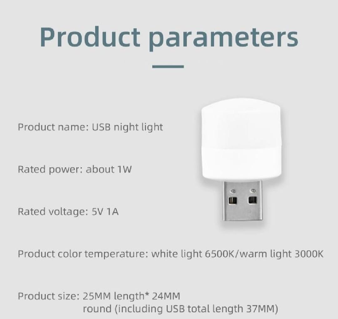 7 Pcs Mini USB LED Light Bulbs Portable Plug-in Night Lamps for Laptops, Power Banks & USB Ports