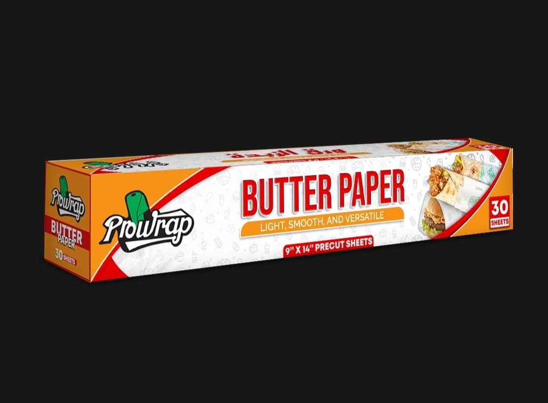 Prowrap Butter Paper 9" x 14" Precut Sheets (30 Pcs) | High-Quality Waterproof & Grease-Resistant Food Wrap | Thicker Than Market Standard - Image 4