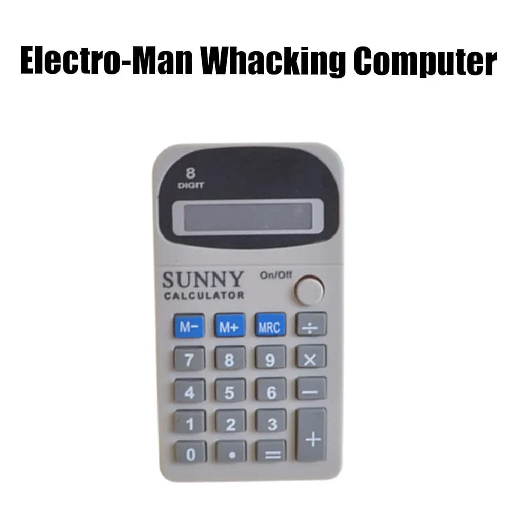 Electric Shocking Fake Calculator Funny Prank Toy Gadget for Adults & Teens, Ideal for Holidays, Halloween, Birthdays, and Party Tricks