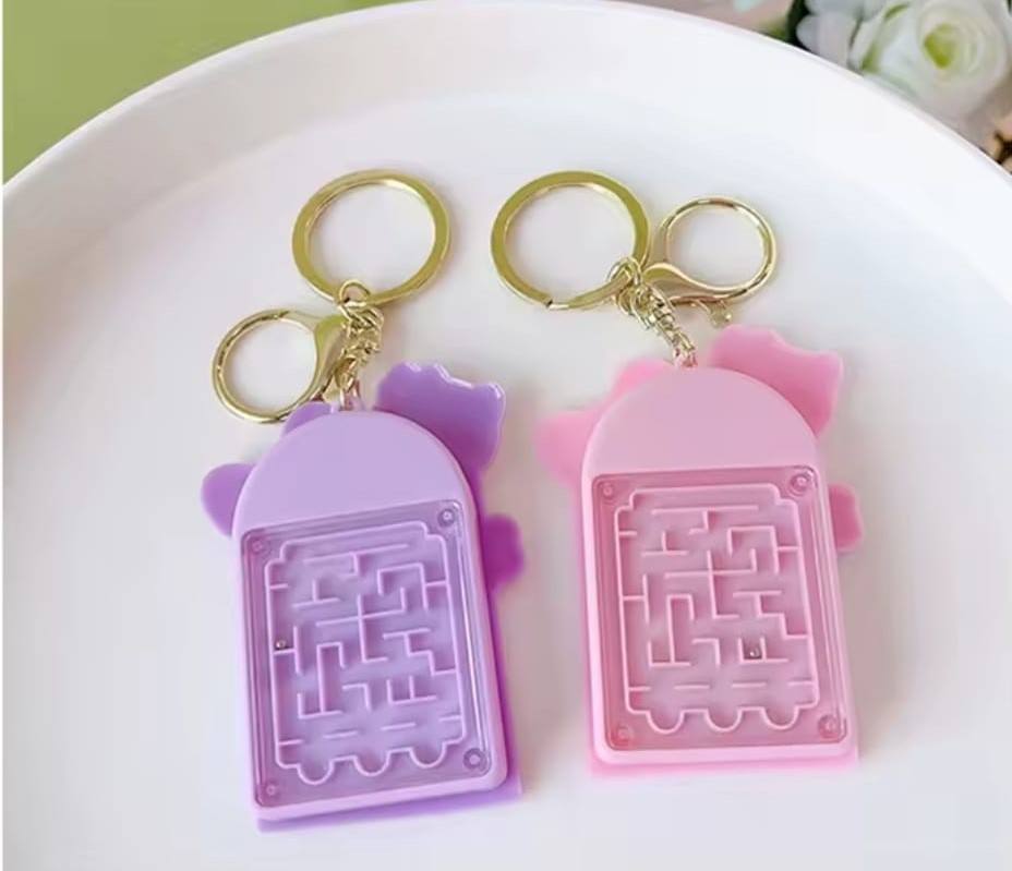 Mini Calculator Keychain Cute Pink Kawaii Cartoon Portable Calculator | School & Student Supplies, Stationery Gift (Random color) - Image 5