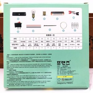 DIY Electrical Circuit Learning Set for Kids Safe Educational Science Experiment Kit for Building Basic Circuits, Hands-On STEM Learning Toy for School Lab Projects and Home Experiments