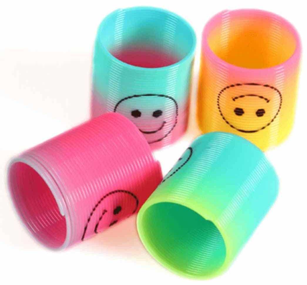 Pack of 12 Magic Slinky Spring Finger Fidget Toys Stress Relief Sensory Toy for Kids & Adults, Fun Party Favors and Learning Activity, Multicolor - Image 2