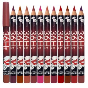 36H Jumbo Lip Liner Pencil Pack  Long-Lasting Nude, Red & Pink Shades for Smooth Lip Definition