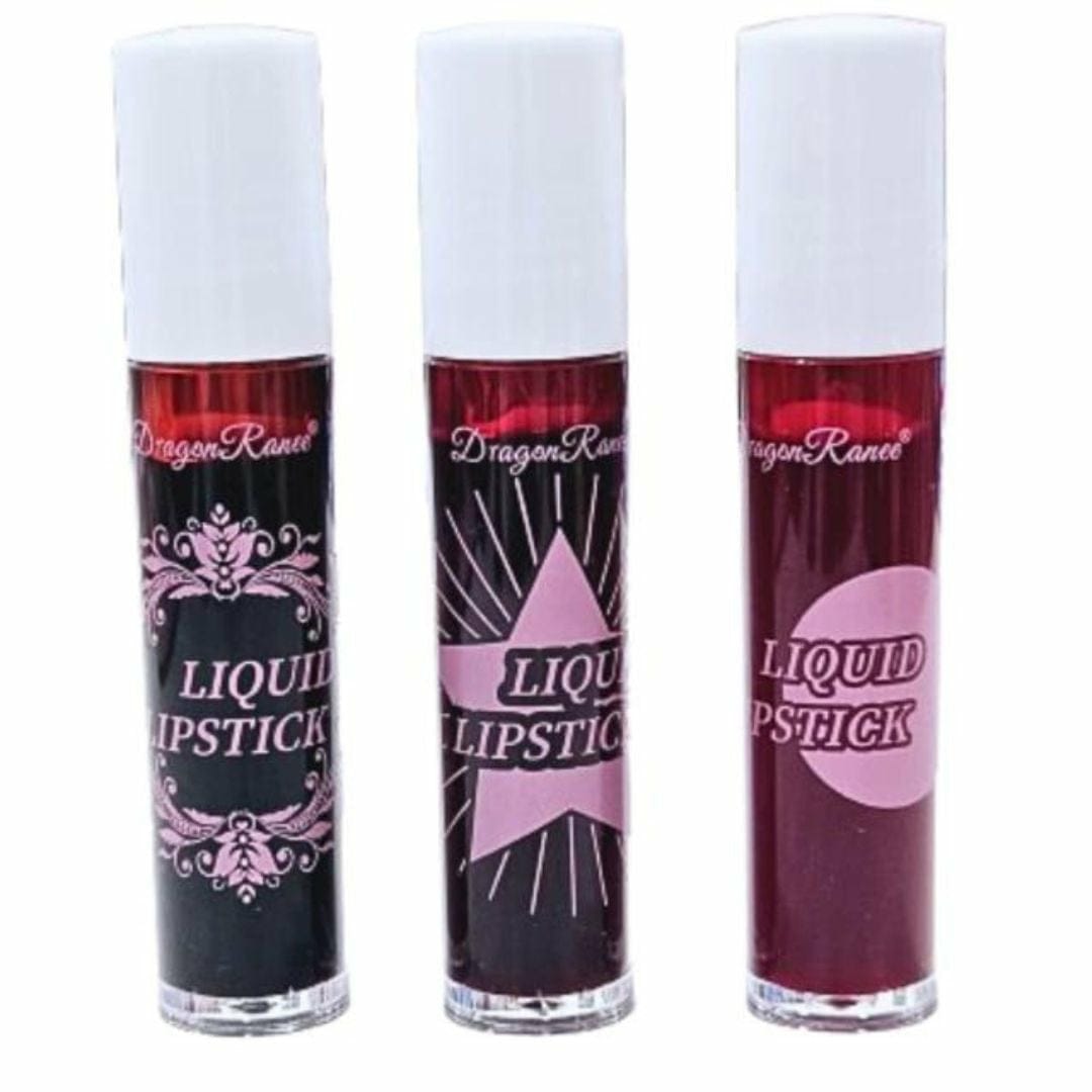Dragon Ranee Matte Lipstick Pack of 3 Waterproof Lip & Cheek Tint Set for Girls, Shades A & B, Long-Lasting Multicolor Matte Finish - Image 2