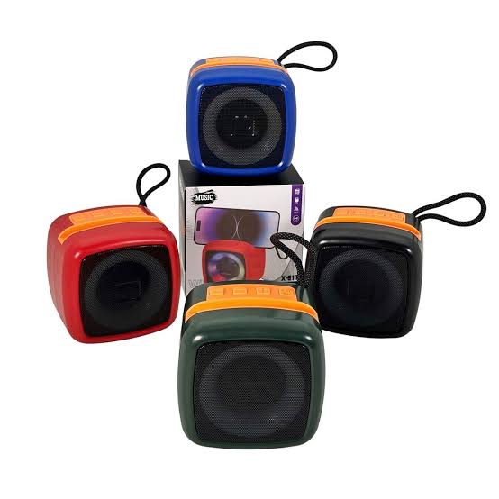 T&G Portable Bluetooth Speaker with LED Lights, Phone Holder & Powerful Bass Wireless, USB, TF Card & AUX Support Model X-911