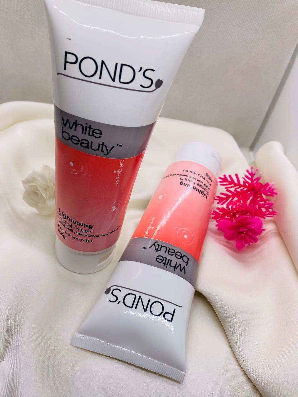 Ponds White Beauty Face Wash 150g Brightening Daily Cleanser for Radiant Skin | Gentle Liquid Formula - Image 3