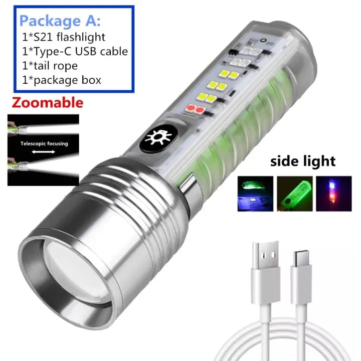 520A Multifunctional Zoom Flashlight - Image 3