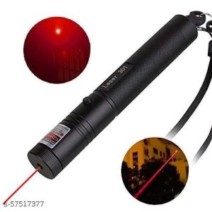 Laser 303 High Power Red Laser Pointer  Long Range Beam with Key Lock, Rechargeable 18650 Battery & Charger, Durable Aluminum Alloy Body