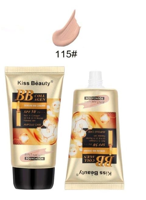 8 in 1 BB Collagen Foundation All-in-One Makeup & Skincare with Whitening, Brightening, Moisturizing, Anti-Aging, UV Protection, Concealing & Long-Lasting Coverage - Image 3