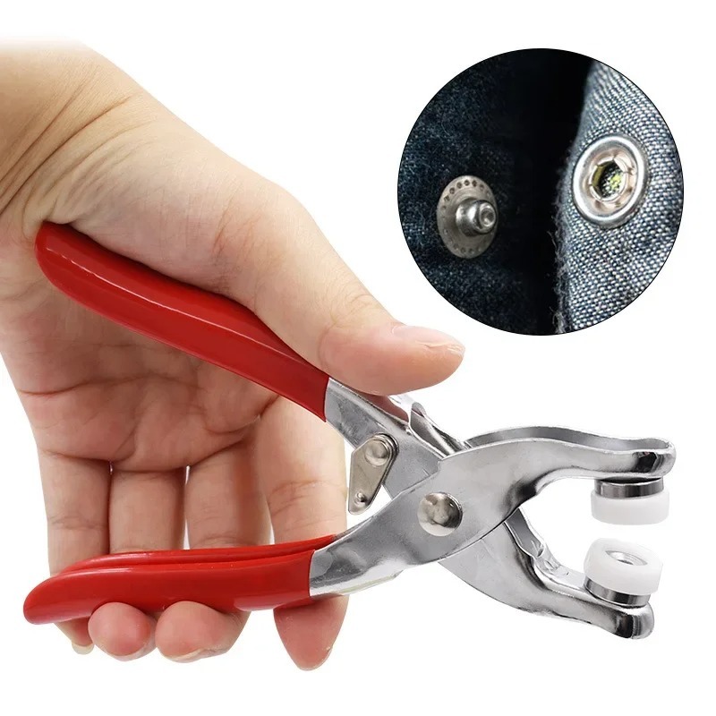 Plier Tool with 50 Sets Metal Snap Buttons Thickened Snap Fastener Kit for DIY Crafting, Sewing, Leather, Bags, Clothes & Accessories, Durable & Easy to Use Installation - Image 3