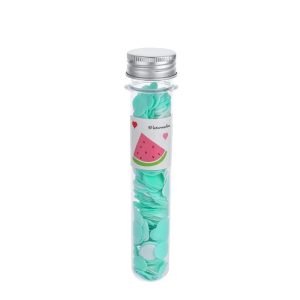 Outdoor Portable Hand Washing Disposable Soap Paper Flakes  100 PCs in Flower Tube Bottle (Random color)