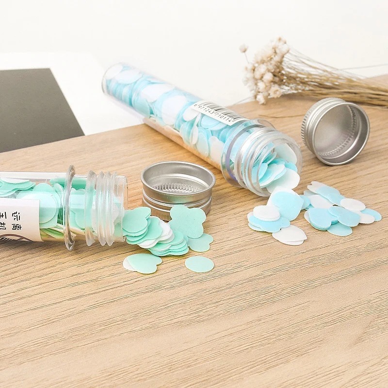 Outdoor Portable Hand Washing Disposable Soap Paper Flakes 100 PCs in Flower Tube Bottle (Random color) - Image 2