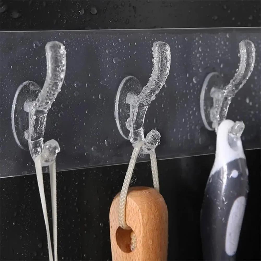 Heavy-Duty Wall Mount Hook Space-Saving Organizer for Coats, Bags, Towels, Keys & Accessories