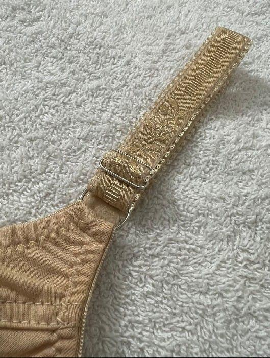 Plain Non-Padded Cotton Bra Lightweight & Comfortable Everyday Wear | Beige, Sizes 3242 - Image 3