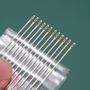 Multi-Size Stainless Steel Darning Sewing Needles Side Opening Hand Sewing Tools for Household Use