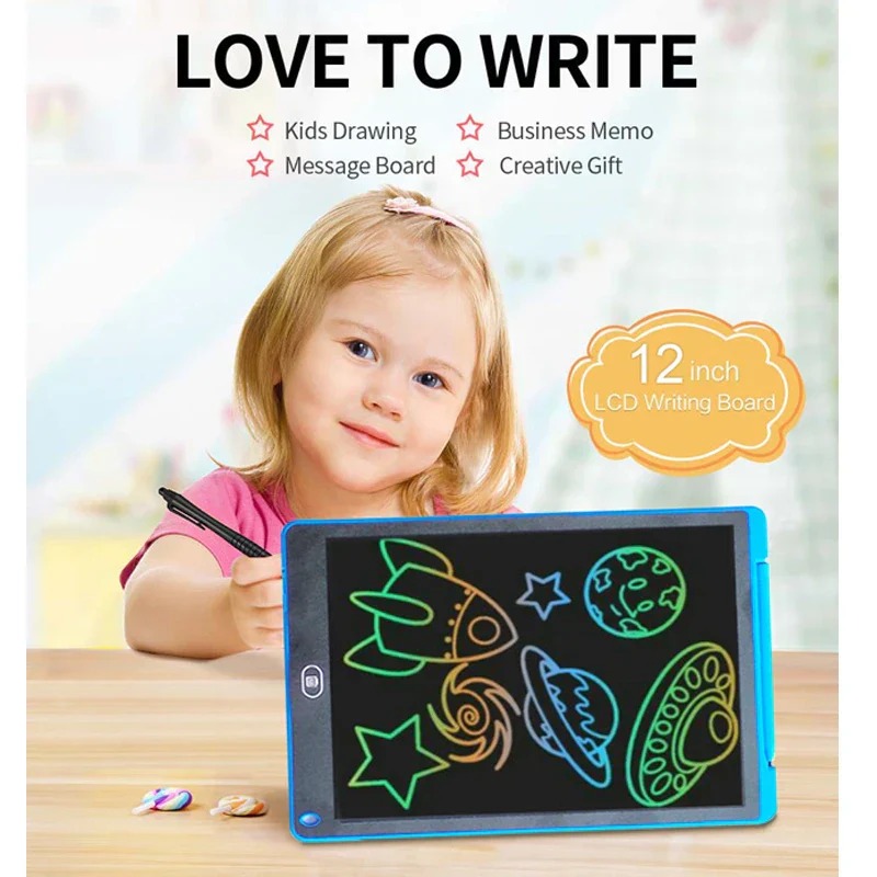 8.5 Inch LCD Writing Tablet for Kids Colorful Doodle Board Drawing Tablet with Lock, Erasable & Portable