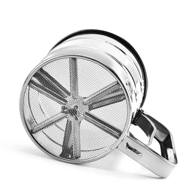 Stainless Steel Flour Sieve Cup Handheld Baking Sifter for Flour, Sugar & Powdered Ingredients - Image 3