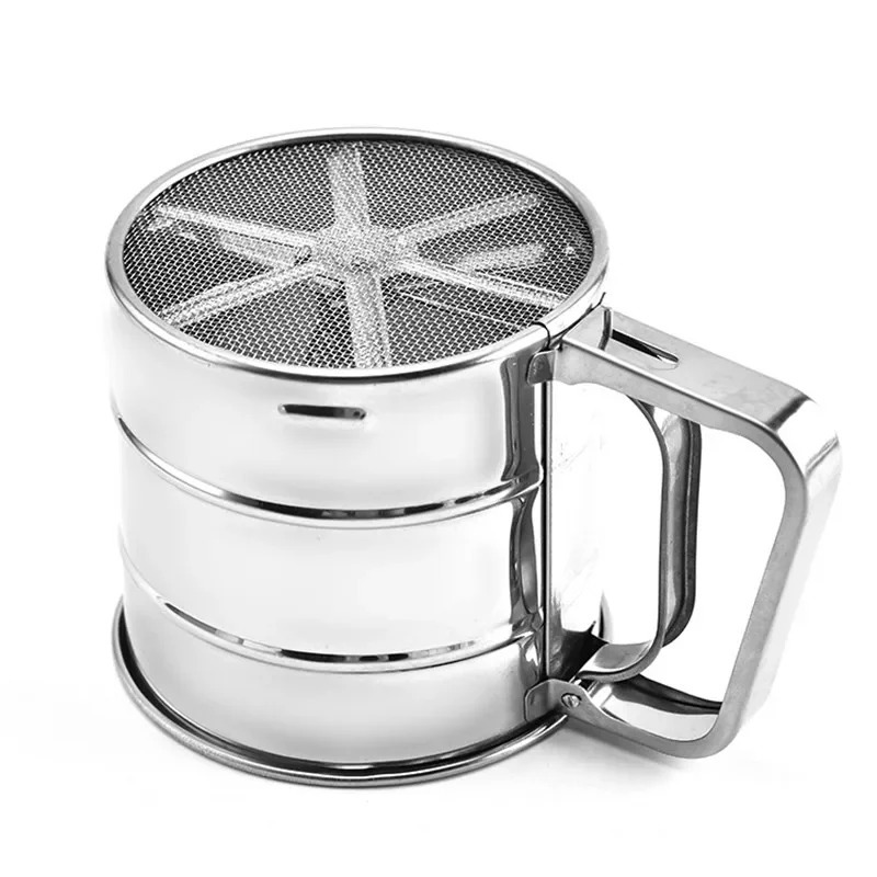 Stainless Steel Flour Sieve Cup Handheld Baking Sifter for Flour, Sugar & Powdered Ingredients - Image 4