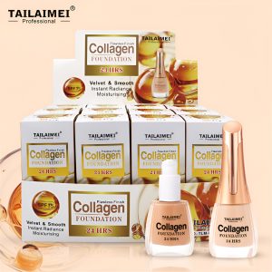 24 Hrs Flawless Finish Collagen Foundation  Long-Lasting Creamy Formula for Smooth, Radiant & Even Skin Tone, 35ml