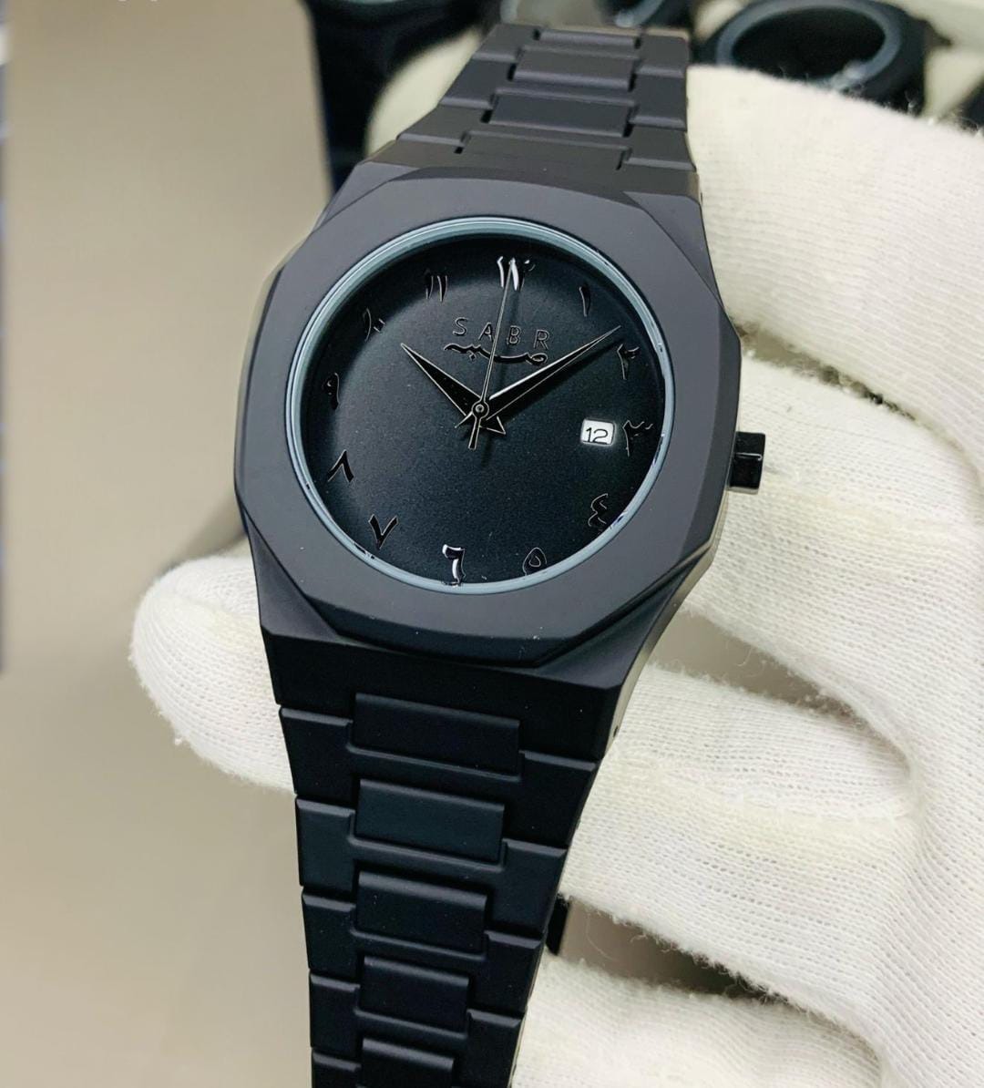 Full BLACK AURA Quartz Watch Lightweight Design, , Premium Quality & Finish - Best Quality Analog Watch For Boys - Watch For Men | Full Black Color Watch - Image 3