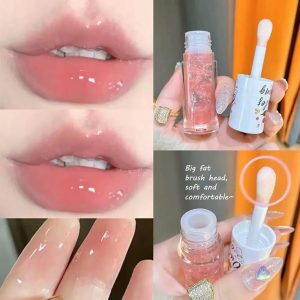 Big Brush Lip Oil Hydrating Liquid Lip Gloss With Smooth Finish, Nourishing Formula In Beautiful Shades Of Pink For Soft And Glossy Lips