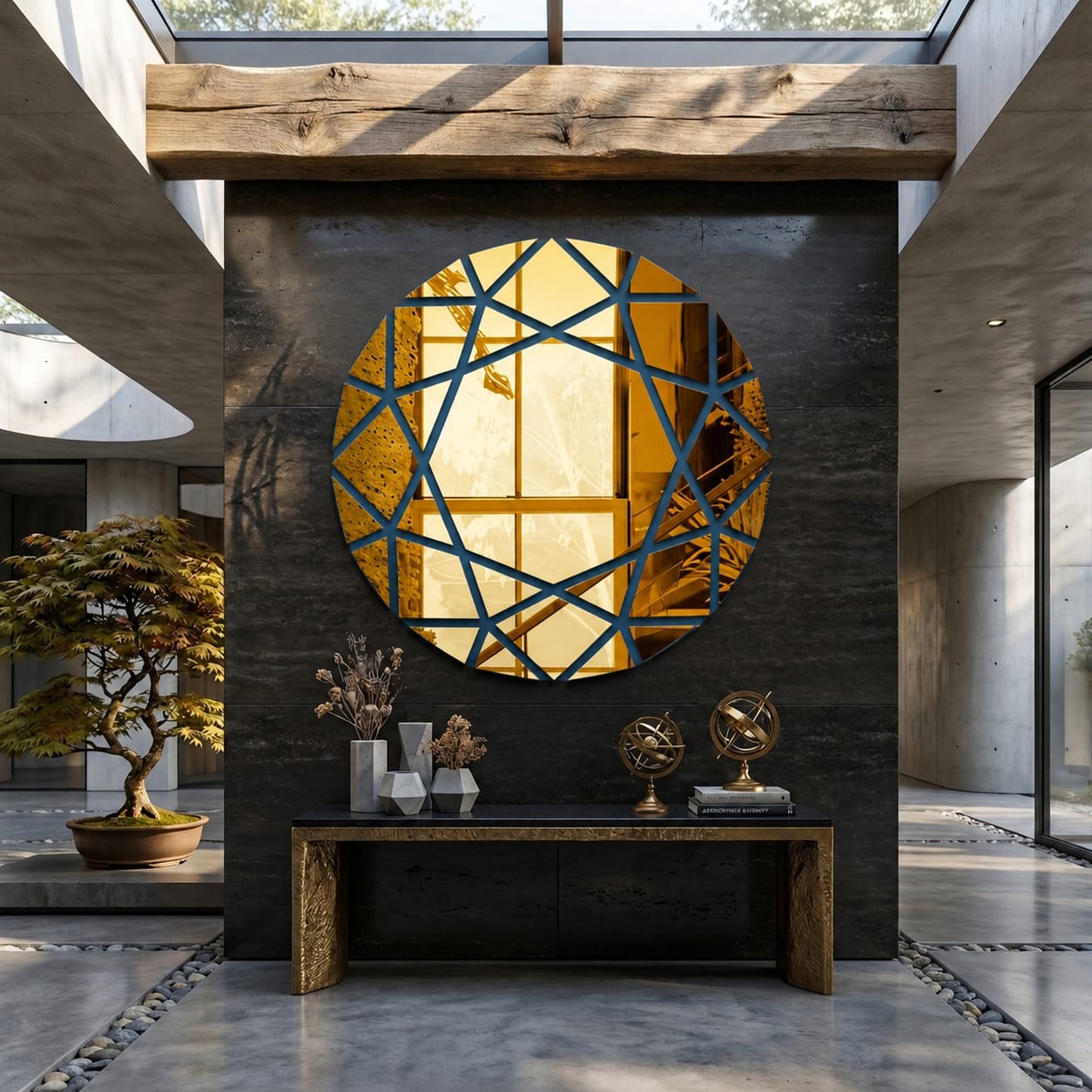 Acrylic Mirror Circle Wall Decorations - Image 2
