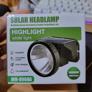 Solar Headlamp WH-9968A  Ultra-Bright, Rechargeable & Eco-Friendly for Outdoor Adventures!