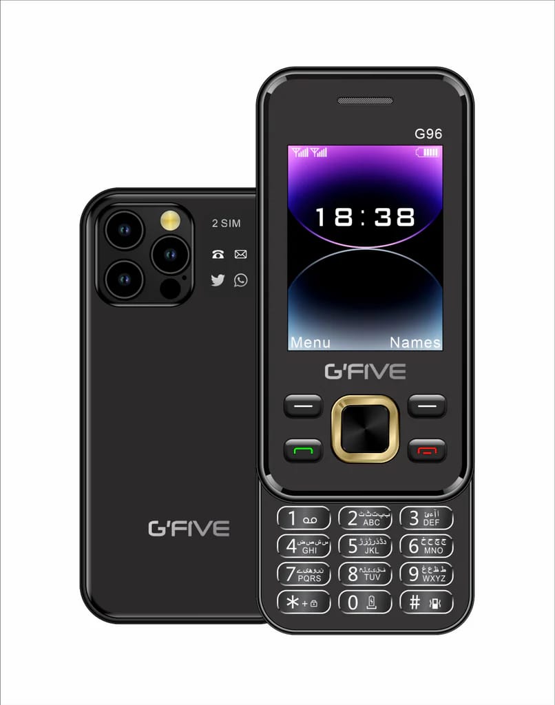 Gfive G96 Slider Mobile | 2.4 QVGA Display | Dual SIM | PTA Approved | 2000mAh Battery (Random Colour) - Image 4
