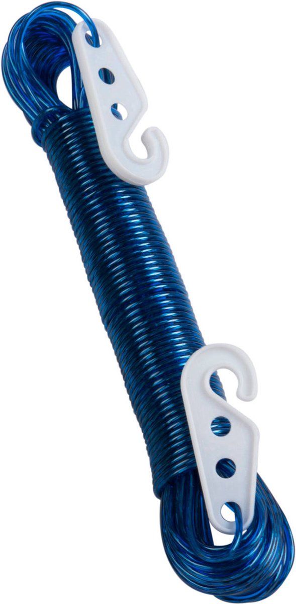 20M PVC Coated Metal Laundry Rope with Tensioner Strong Outdoor Clothesline Wire (Random Color) - Image 3