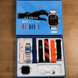 iMounra 2 BIG 2.01 Ultra Smartwatch Random Box | 7 in 1 Strap Multi-Color Bundle