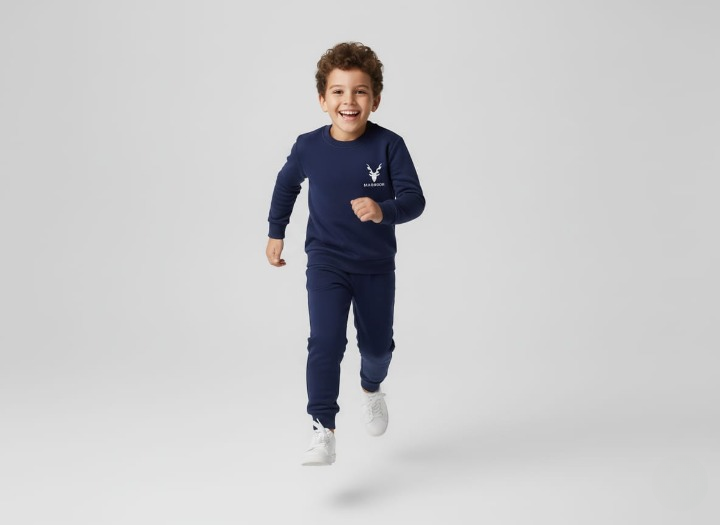 Winter Kids Markhor Printed Tracksuit - Image 2
