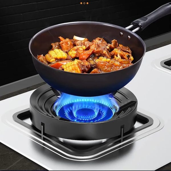 Gas Stove Burner Stand | Non‑Slip Bracket | 3D Windproof Hood | Universal Cast Iron Cook Top Parts - Image 4