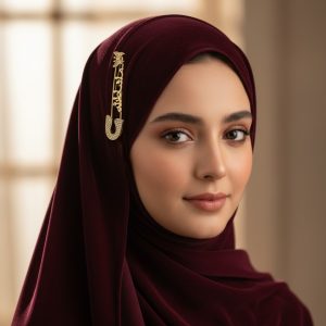 Islamic Safety Pin Elegant And Durable Accessory With Traditional Design For Daily Wear And Spiritual Significance