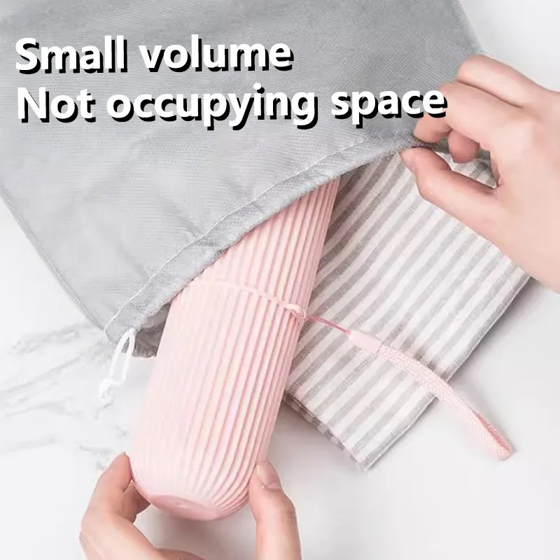 Portable Toothbrush Holder Toothpaste Storage Cup Household Travel (random color) - Image 3