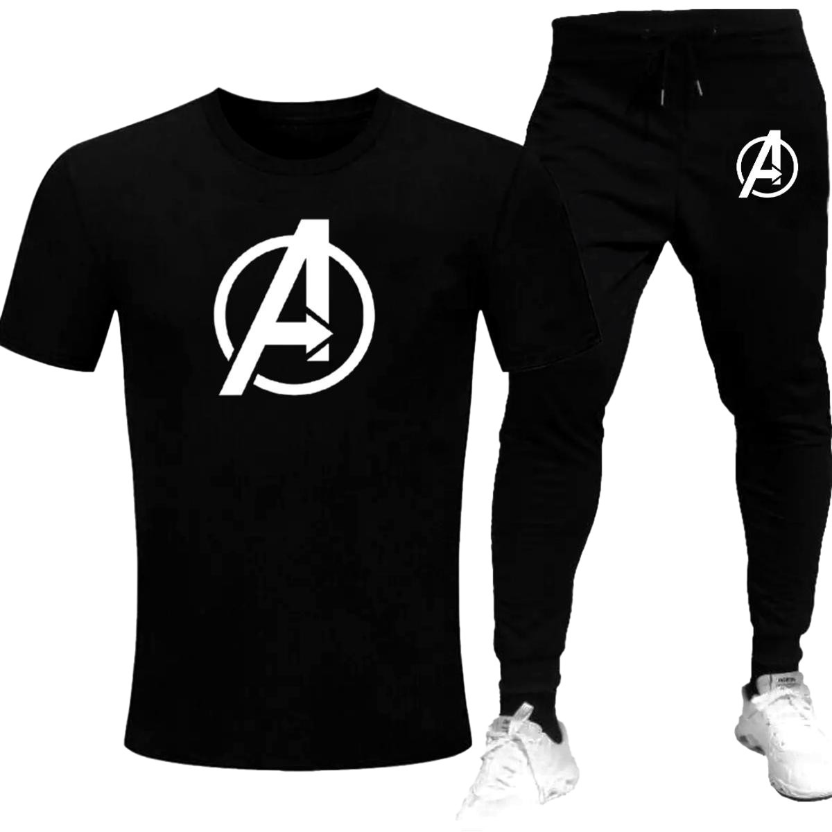Stylish two Peice A Printed Round Neck Half Sleeves Casual Tracksuit Amazing And Trendy T Shirt And trouser for men and boys Gym Part Shirt And Jogging Track - Image 5