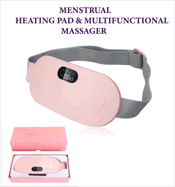 Cramp Relief Belt -Portable Menstrual Heating Pad, Heated Belly Belt For Menstrual Cramp Relief With 3 Heat Levels And 4 Modes, Electric Belt Massage For Women And Girls - Image 3