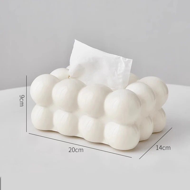 Bubble Shape Tissue Box Holder | Randam Color - Image 4