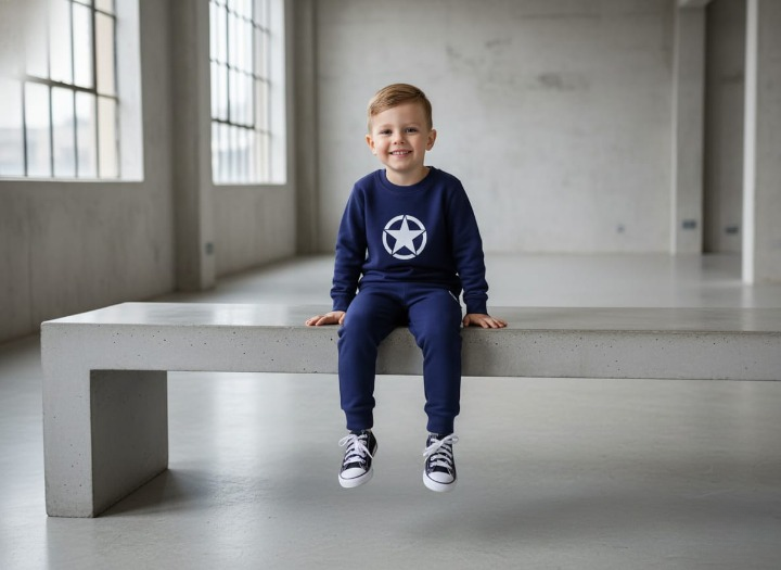 Star Printed Sweatshirt & Pajama Trouser Tracksuit for Kids | FOR BABY AND KIDS