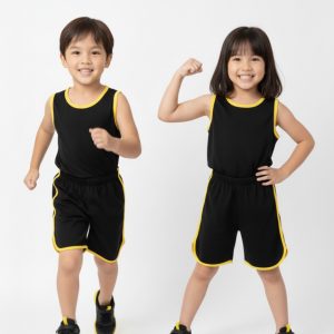 Kids Sando and Shorts Track Suit 2 Pcs Set