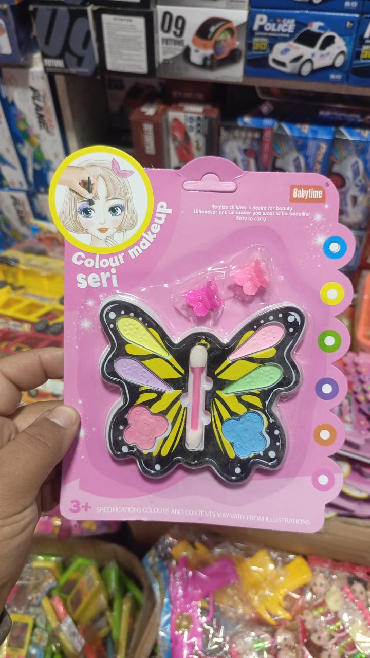 Mini Butterfly Makeup Kit for Kids Fun Pretend Play Beauty Set - Image 2