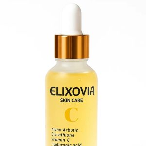 Elixovia Vitamin C Plus Face Serum  Brightening & Hydrating Formula with Alpha Arbutin, Glutathione & Hyaluronic Acid (30ml)