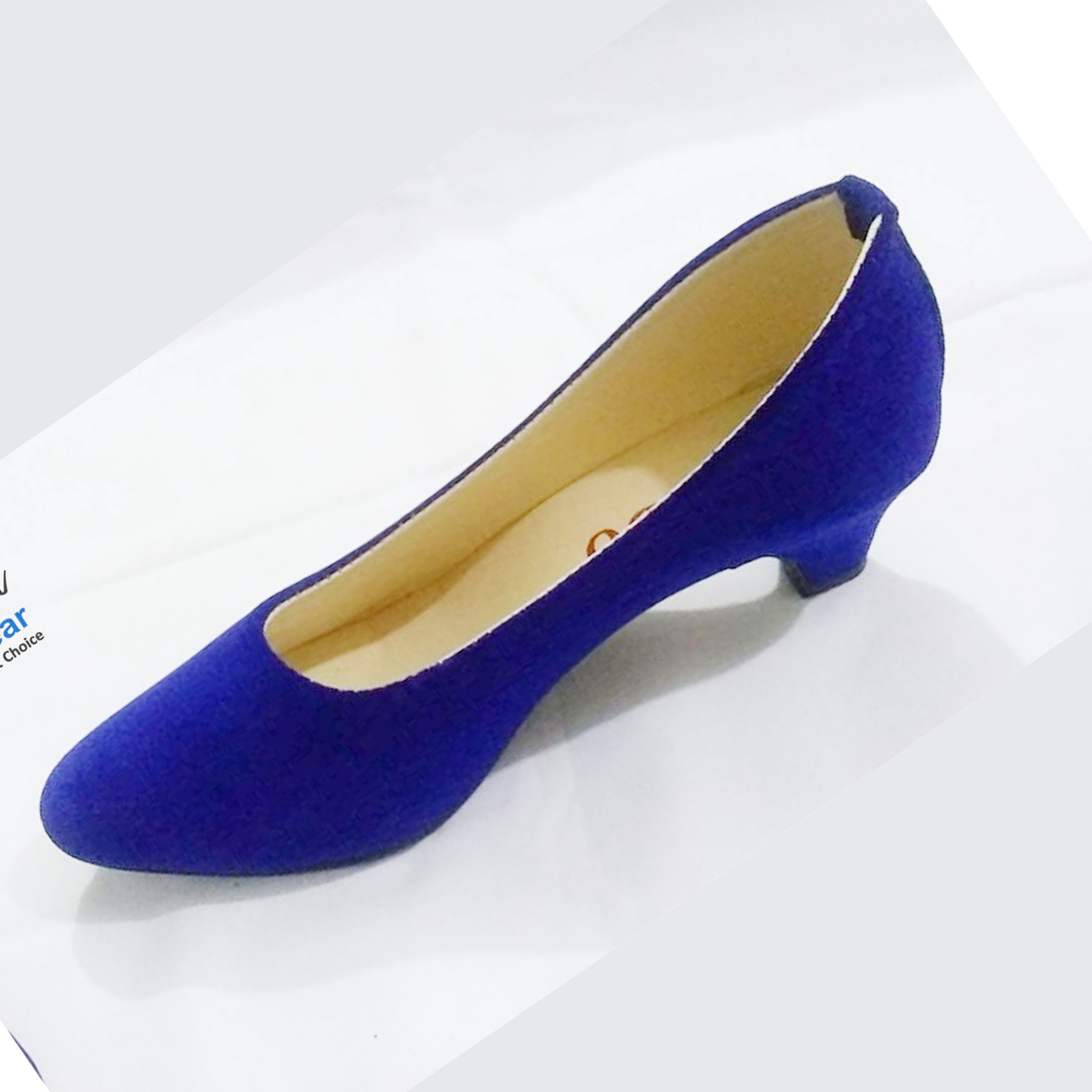 Ladies Velvet Pump Shoes Comfortable 2 Inch Heel Casual & Party Wear Stylish Coat Pumps for Women - Image 5