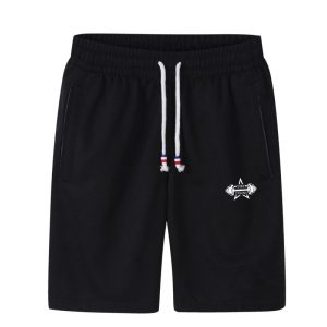 Branded Mens Shorts Pocket BLACK | MEN | for Gym, Sports & Fitness