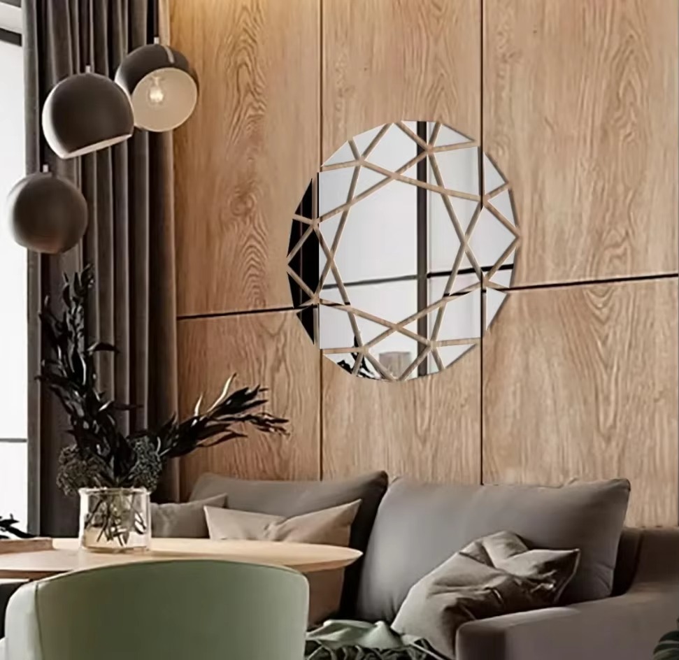 Acrylic Mirror Circle Wall Decorations - Image 3