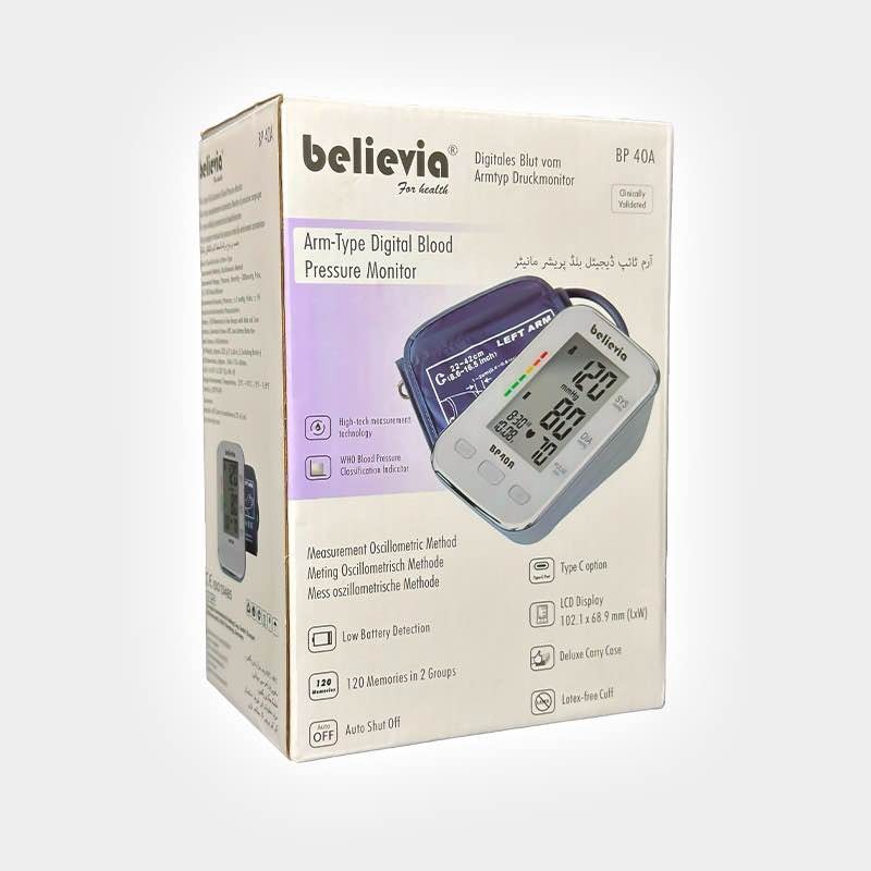 Digital Blood Pressure Monitor Accurate BP & Pulse Checker DBP-1333 - Image 2