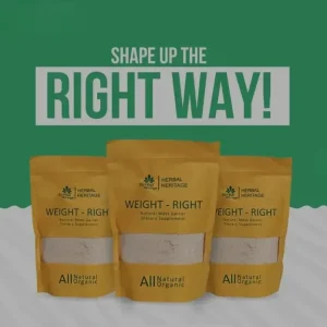 Weight-Right Natural Mass Gainer by Herbal Heritage