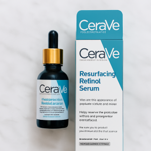 Cerave Resurfacing Retinol Serum 30ml  Gentle Face Serum For Smoother Skin Texture, Reduces Post Acne Marks, And Restores Healthy Radiant Complexion